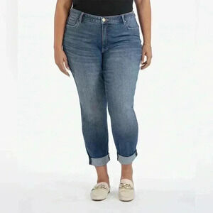 NEW KUT from the Kloth Plus Size Catherine Boyfriend Jeans Plus Size 22W